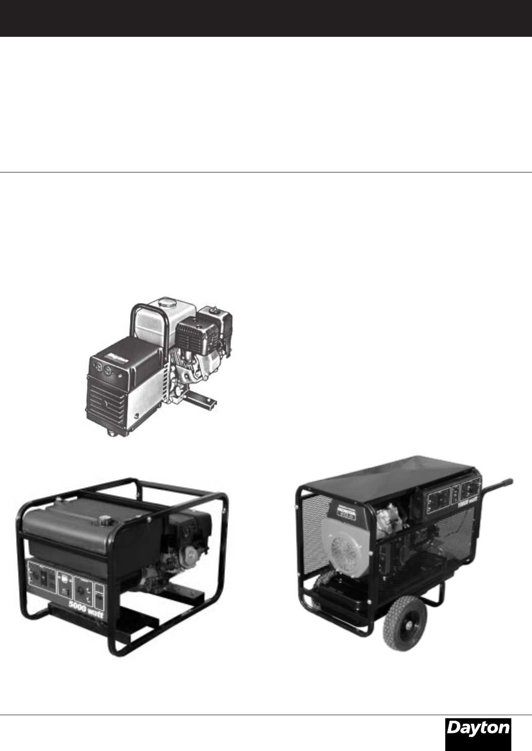 dayton generator repair manual