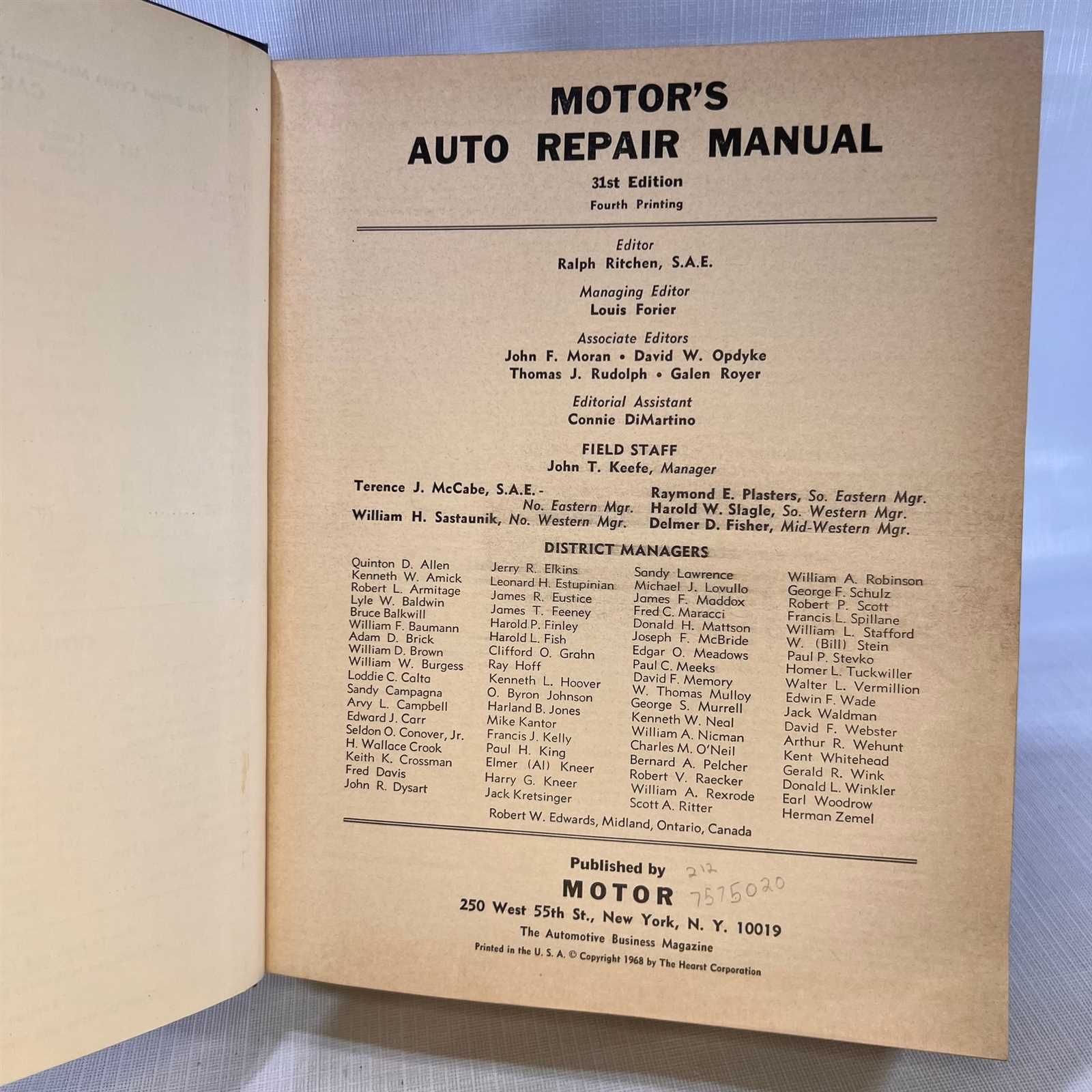 auto education free repair manuals