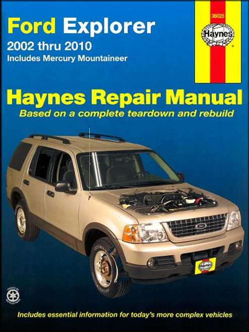 2002 mazda tribute repair manual