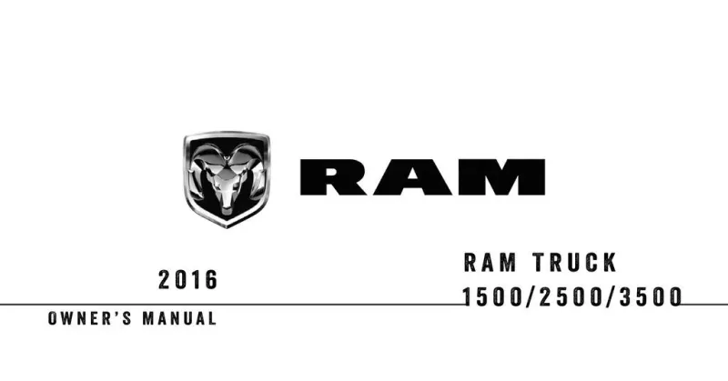 ram 3500 repair manual