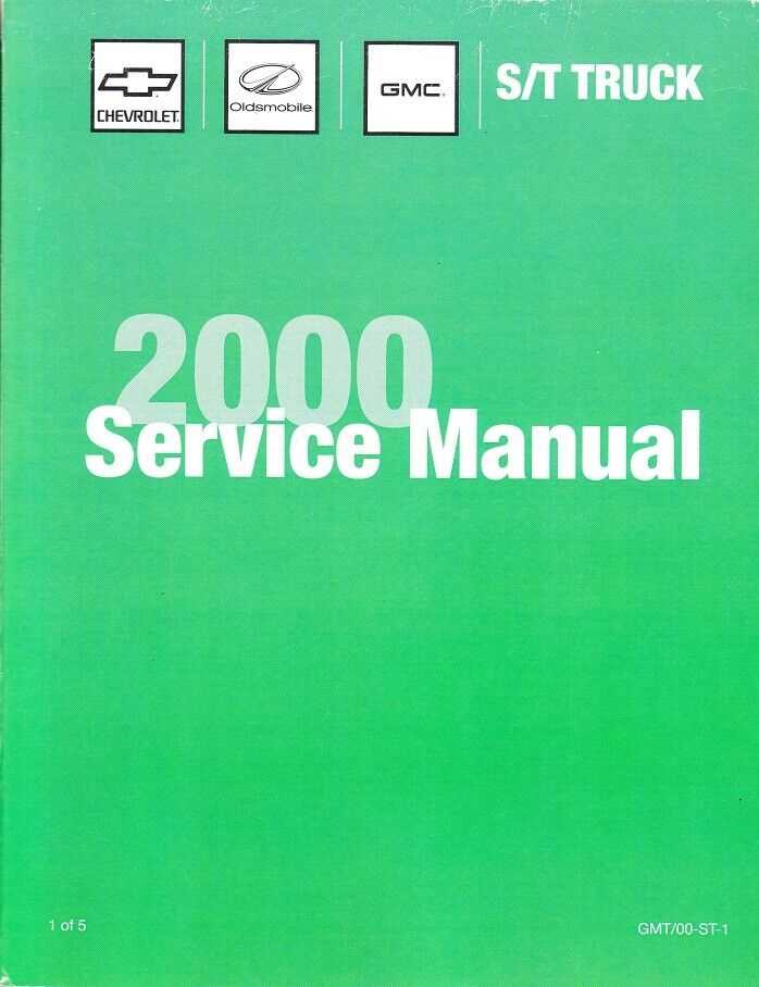 2000 chevy blazer repair manual