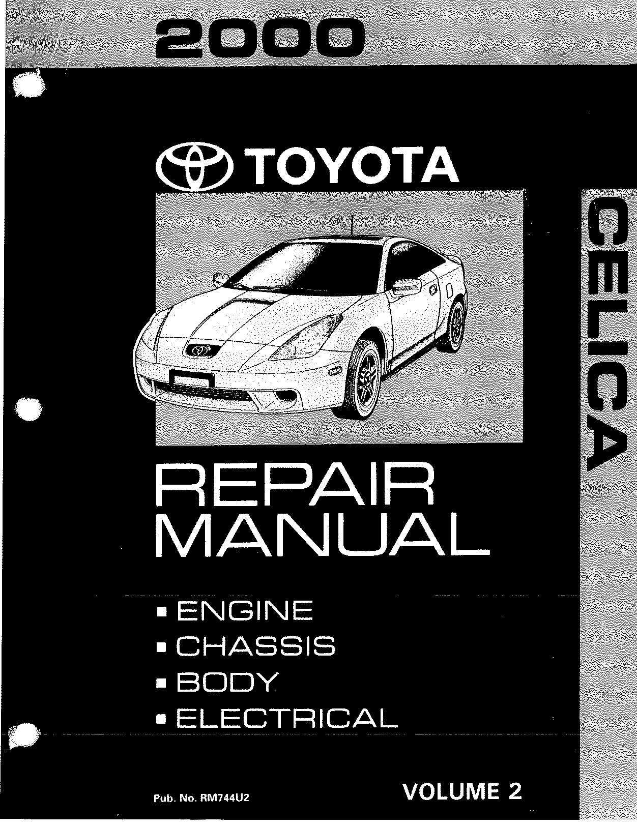 2000 toyota celica gts repair manual