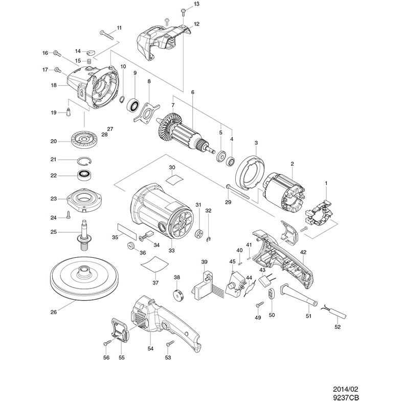 makita angle grinder repair manual