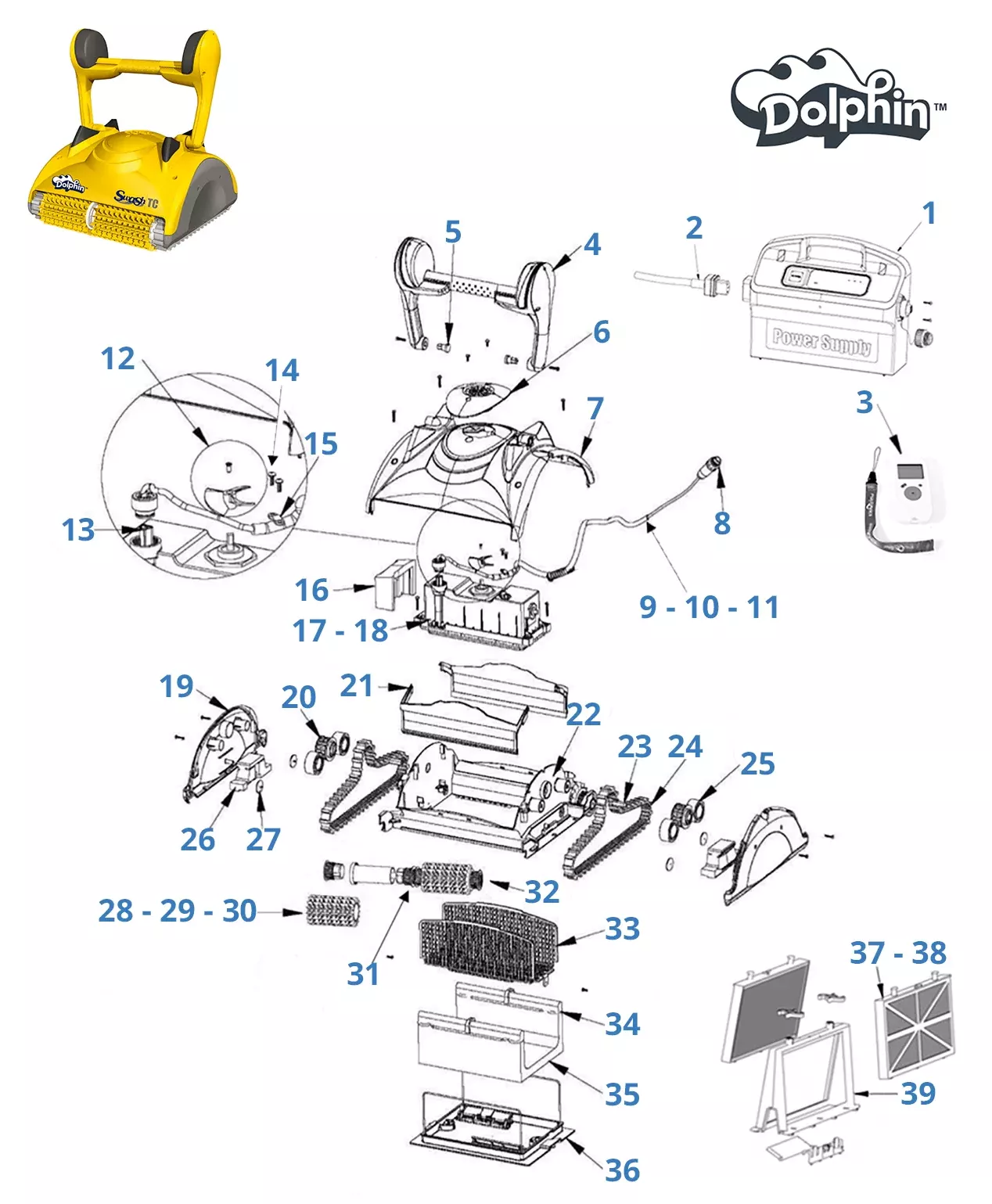 dolphin pool cleaner repair manual