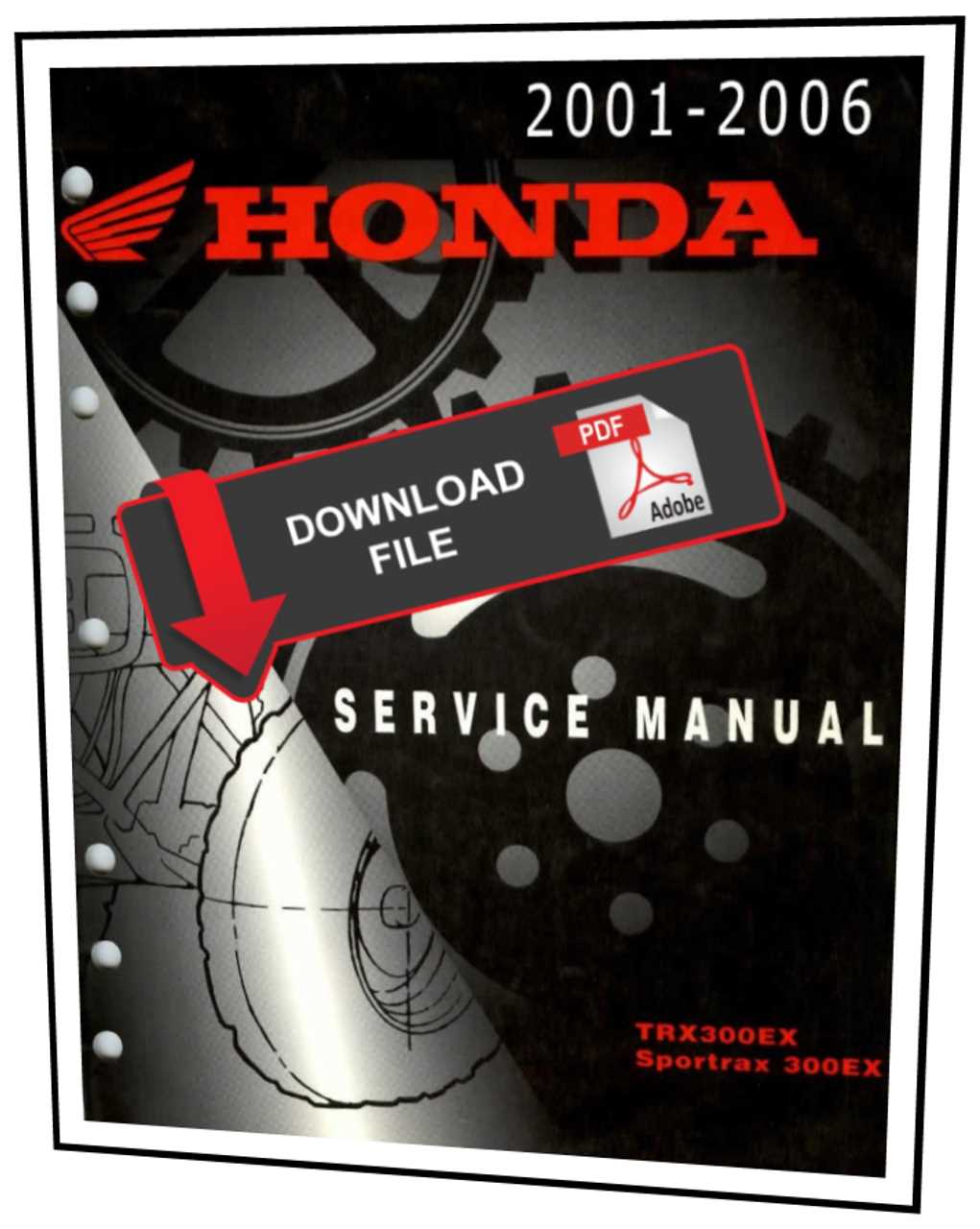 2001 honda 400ex repair manual