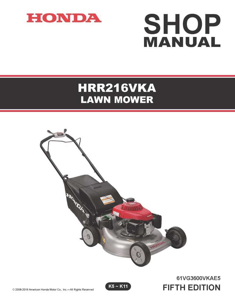 honda mower repair manual