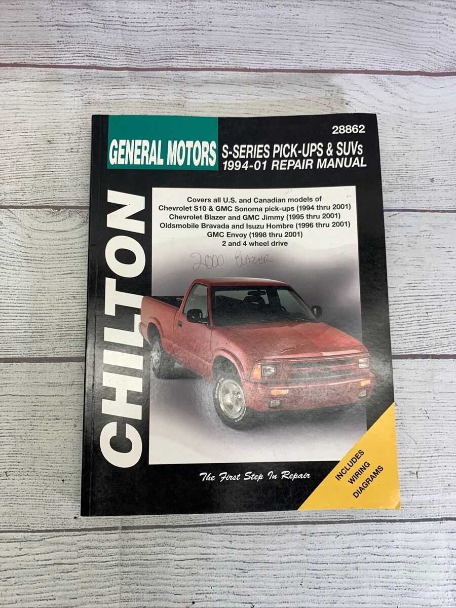 1998 chevrolet s10 repair manual