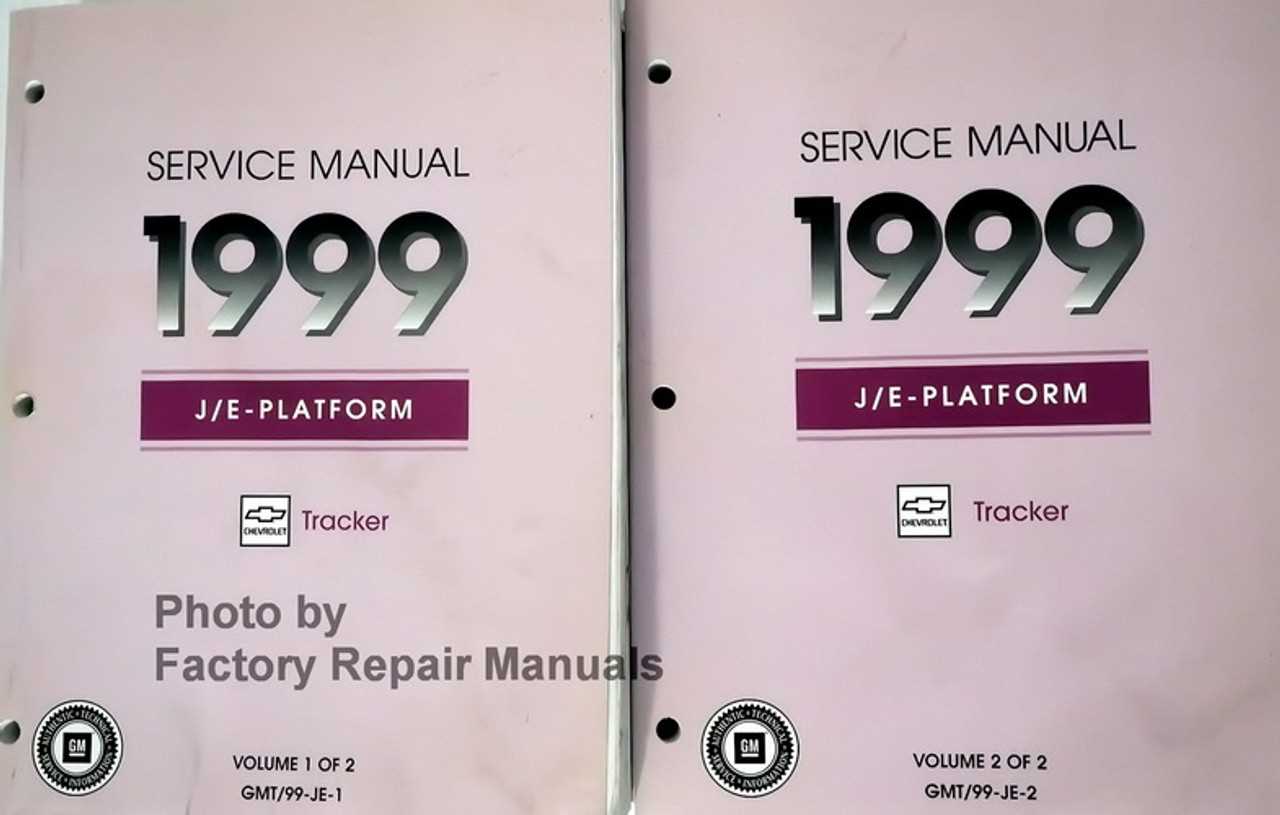 1999 chevy tracker repair manual