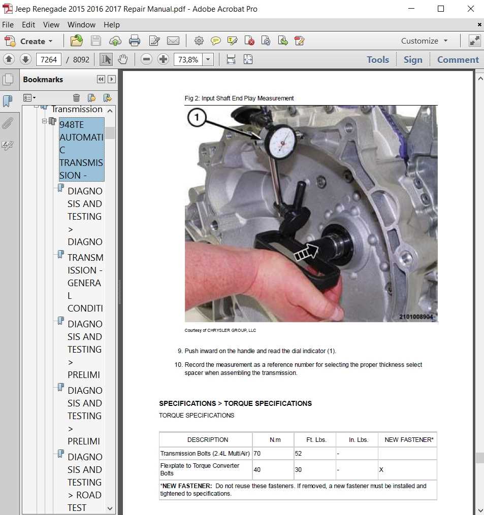 2015 jeep renegade repair manual