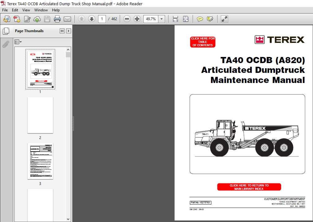 dump truck repair manual