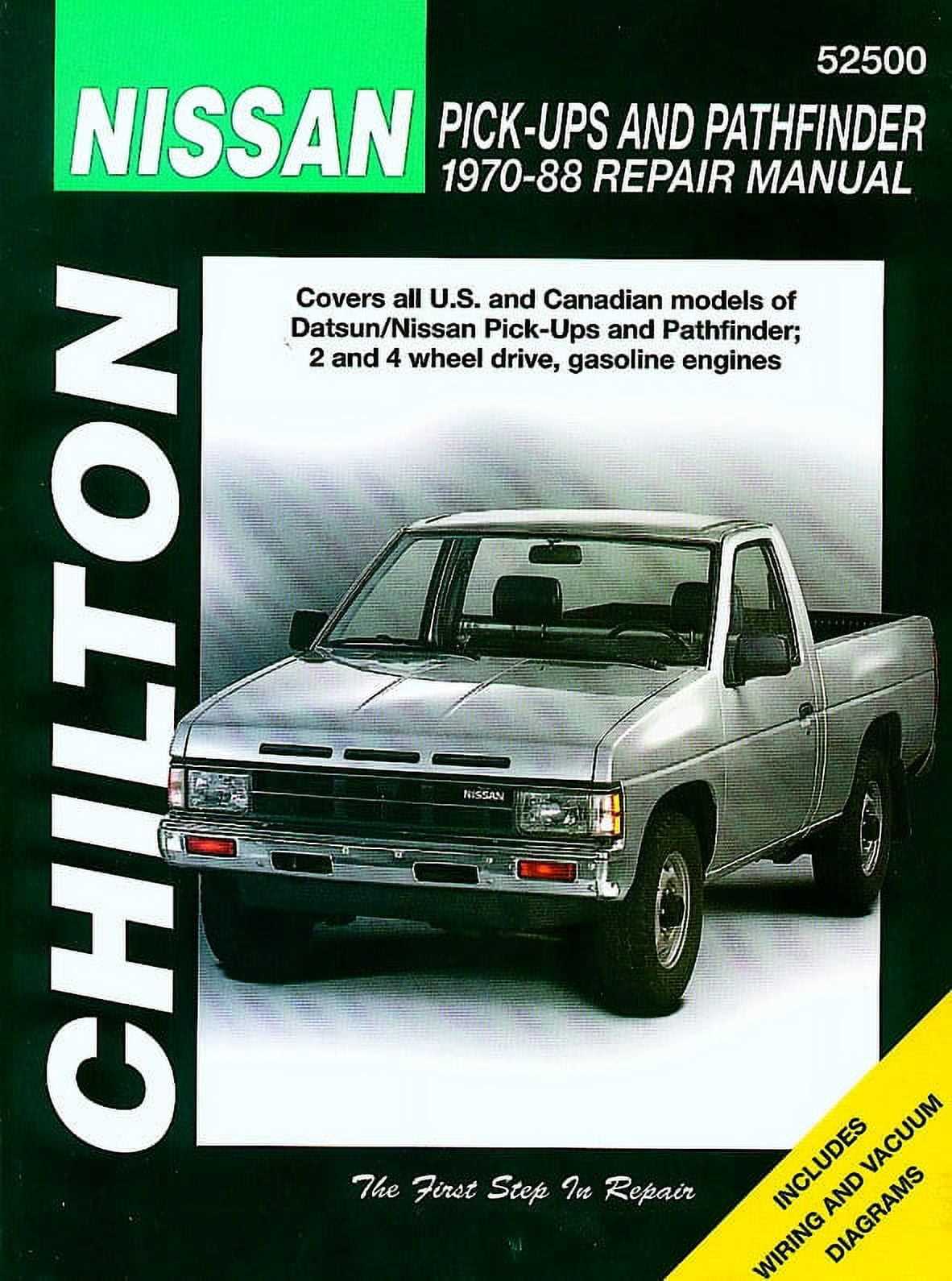 chilton nissan frontier repair manual