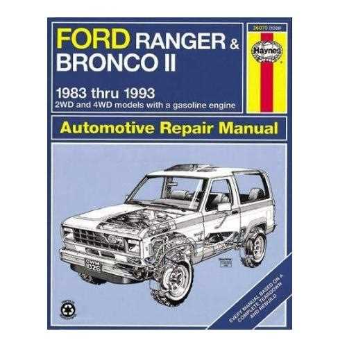 2019 ford ranger repair manual