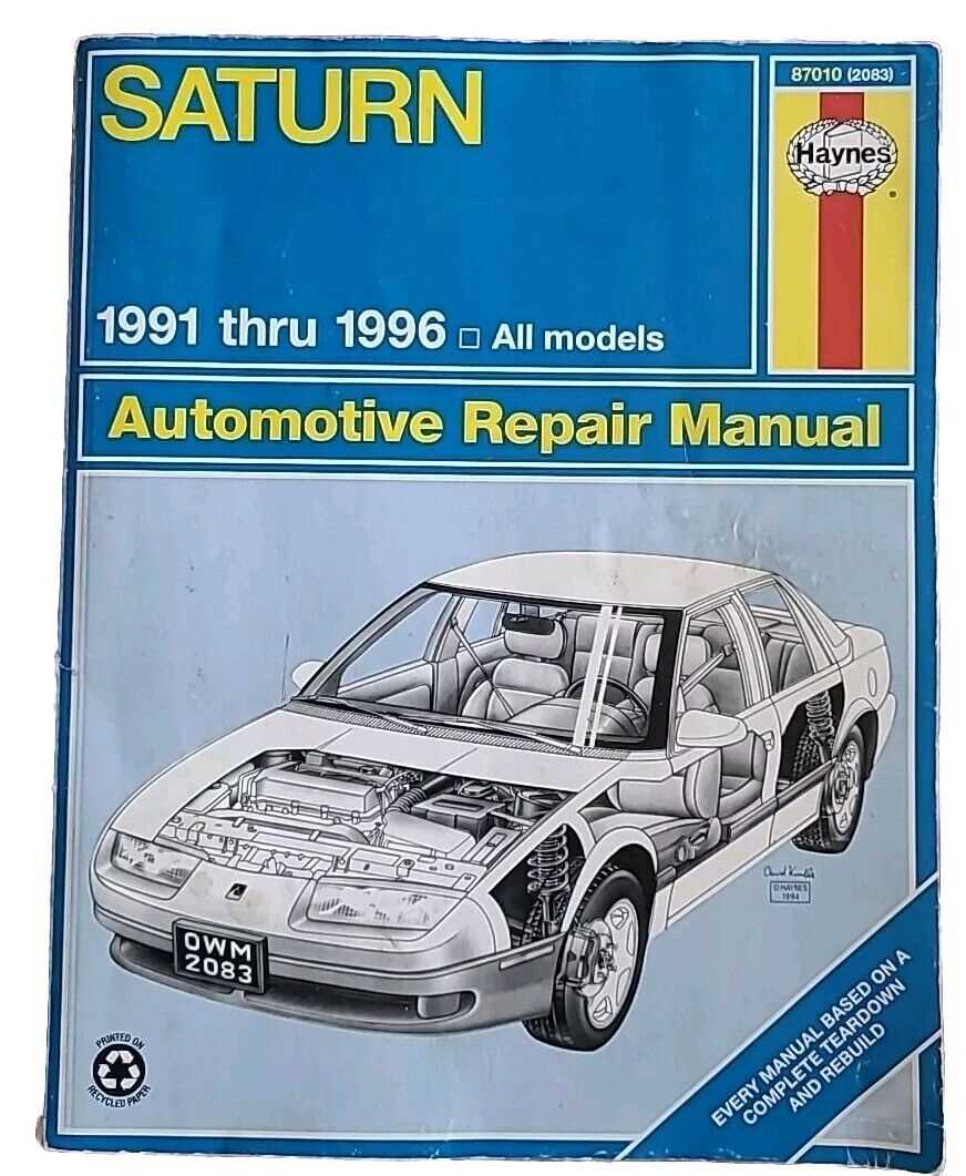 2002 saturn sl2 repair manual