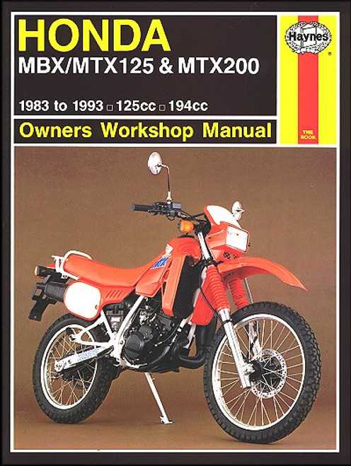 1986 honda 125 fourtrax repair manual