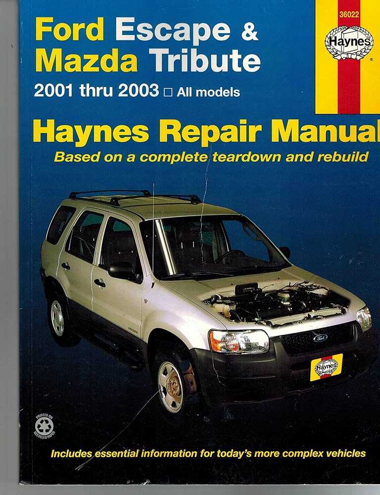 mazda tribute 2003 repair manual