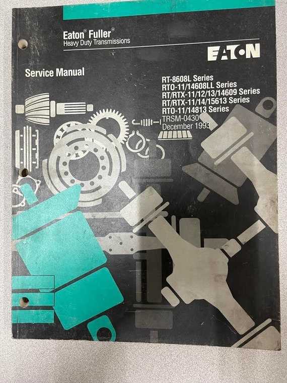 eaton fuller transmission repair manual