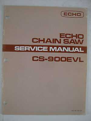 echo cs 590 repair manual