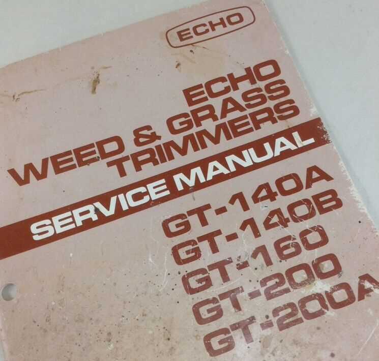 echo gt 225 repair manual