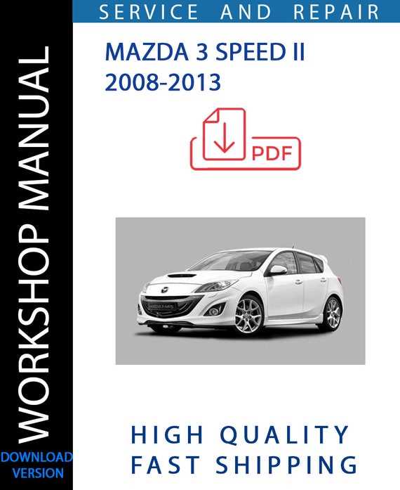 2010 mazdaspeed 3 repair manual