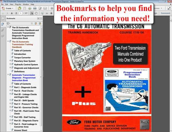 ford automatic transmission repair manual