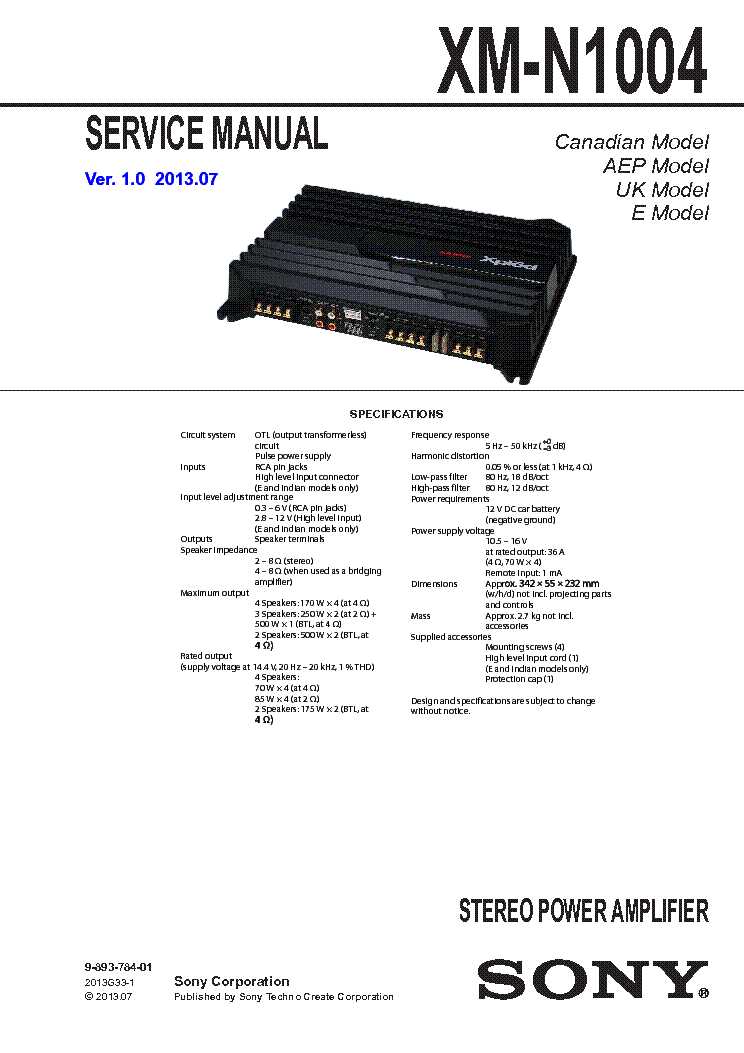 car amplifier repair manual