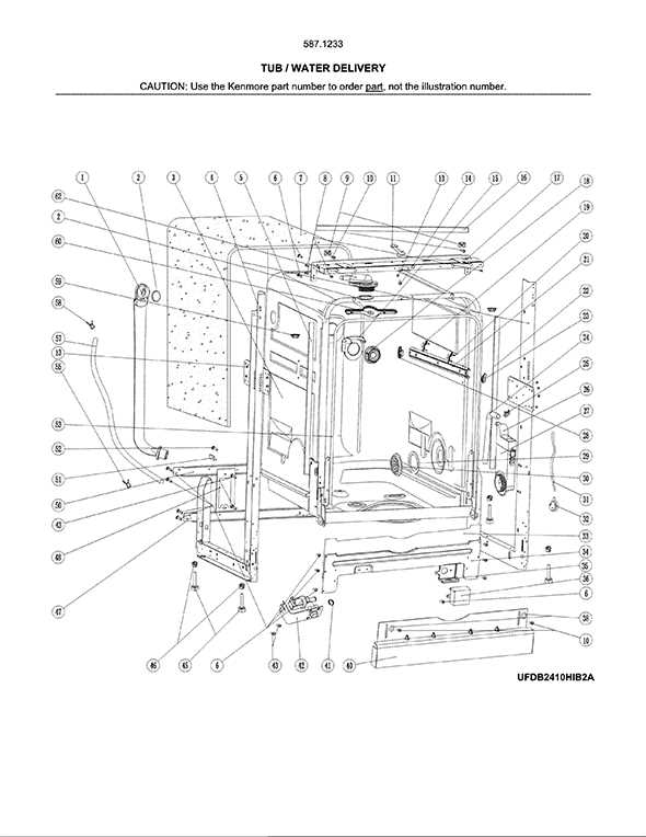 kenmore dishwasher 587 repair manual