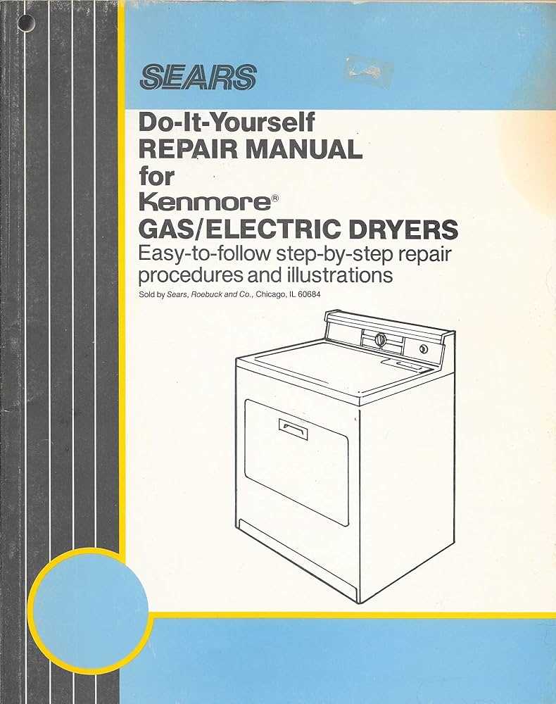 sears kenmore dryer repair manual