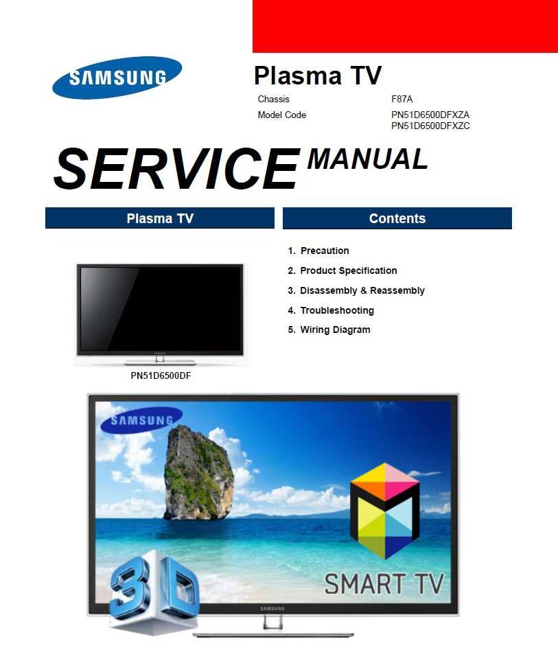 samsung tv repair manual