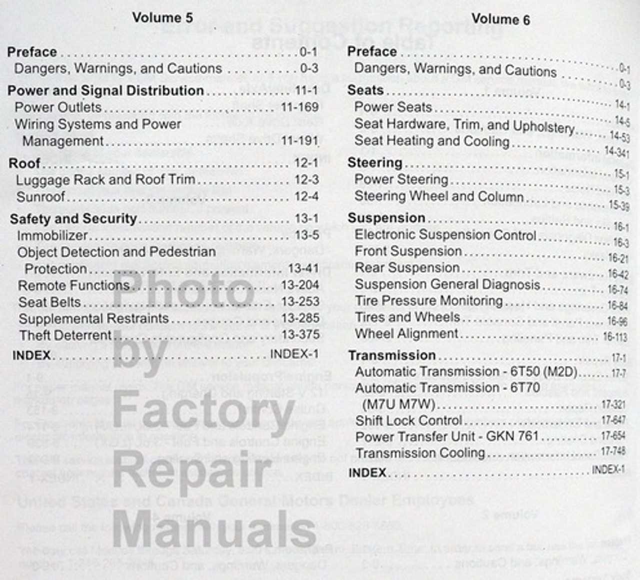 2017 gmc acadia repair manual