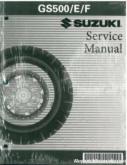 suzuki gs500e repair manual