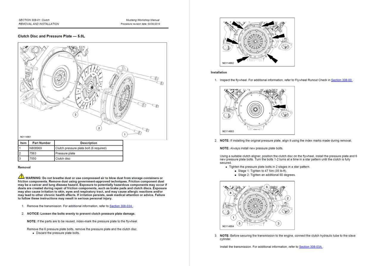 2012 mustang repair manual