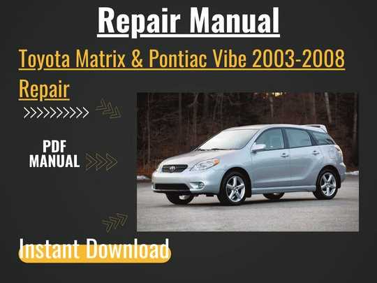 2009 pontiac vibe repair manual