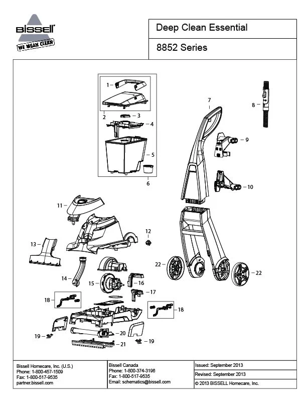 bissell carpet cleaner repair manual