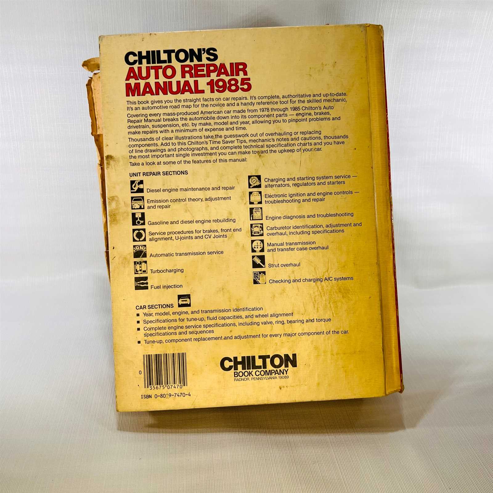 chilton auto repair manuals