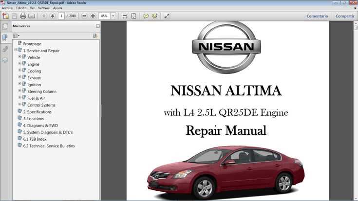 2007 nissan altima repair manual