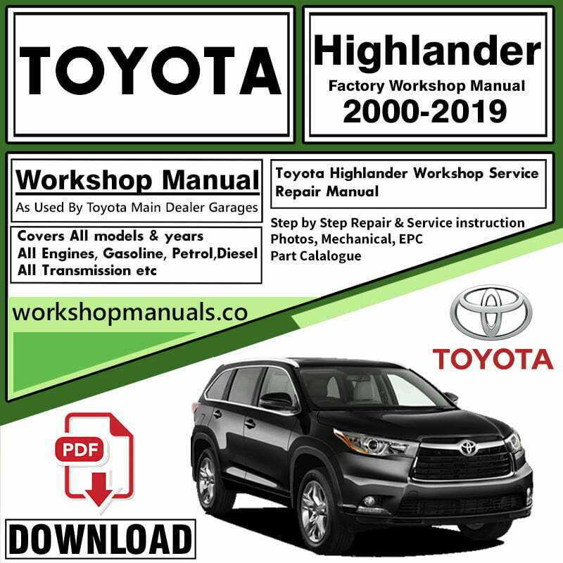 2007 toyota highlander repair manual