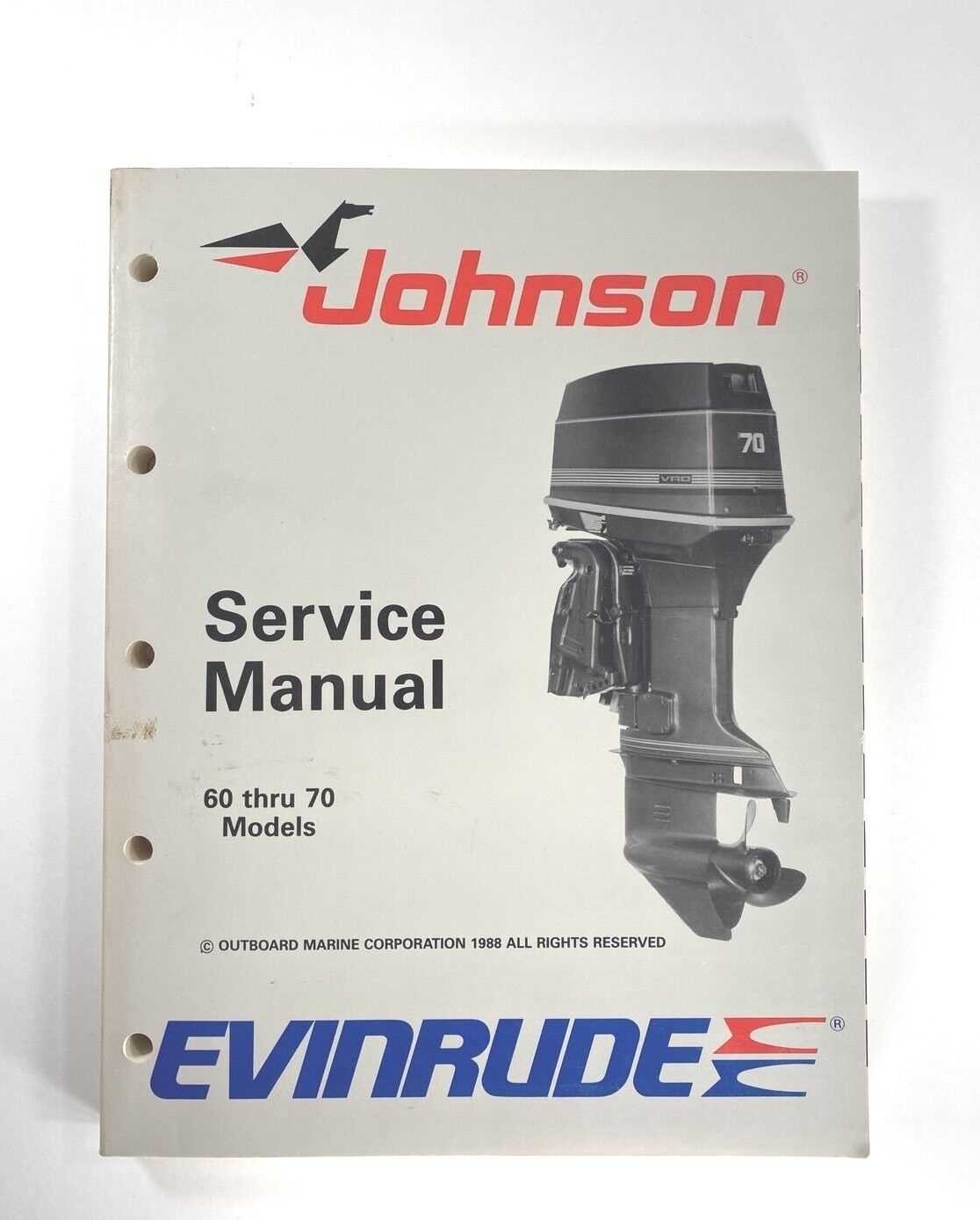 evinrude outboard repair manuals