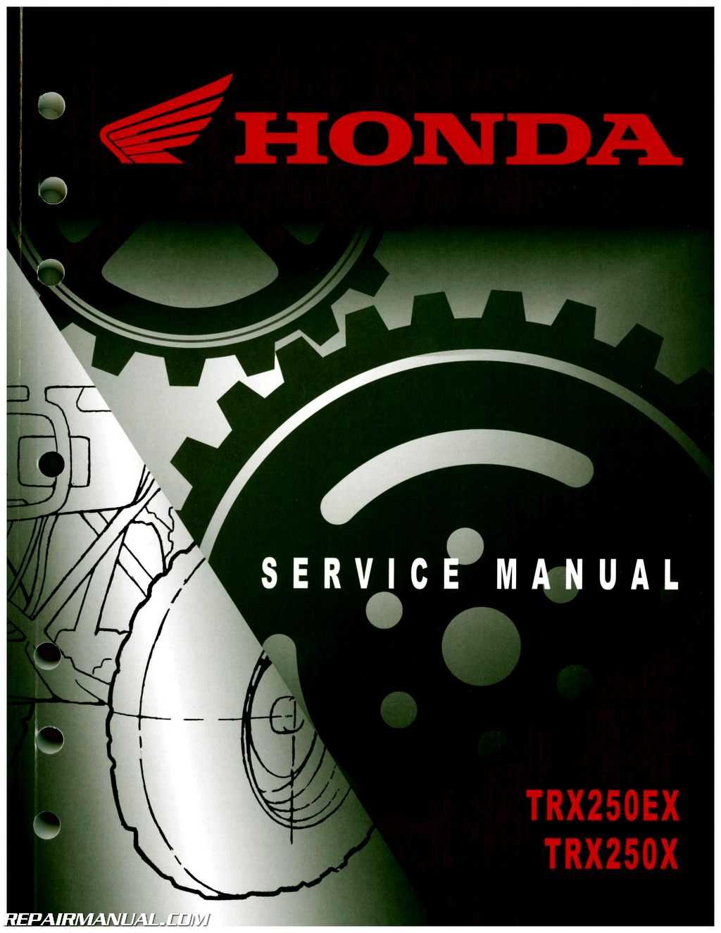 honda 250ex repair manual