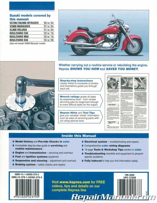 2006 suzuki boulevard m50 repair manual