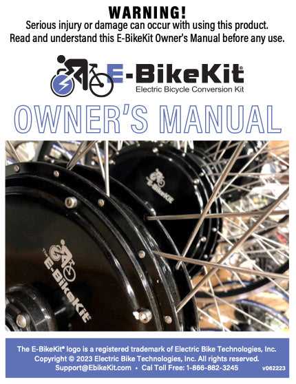 electric bike repair manual