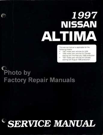 1997 nissan altima repair manual