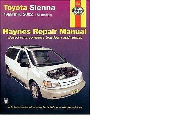 2008 toyota sienna repair manual