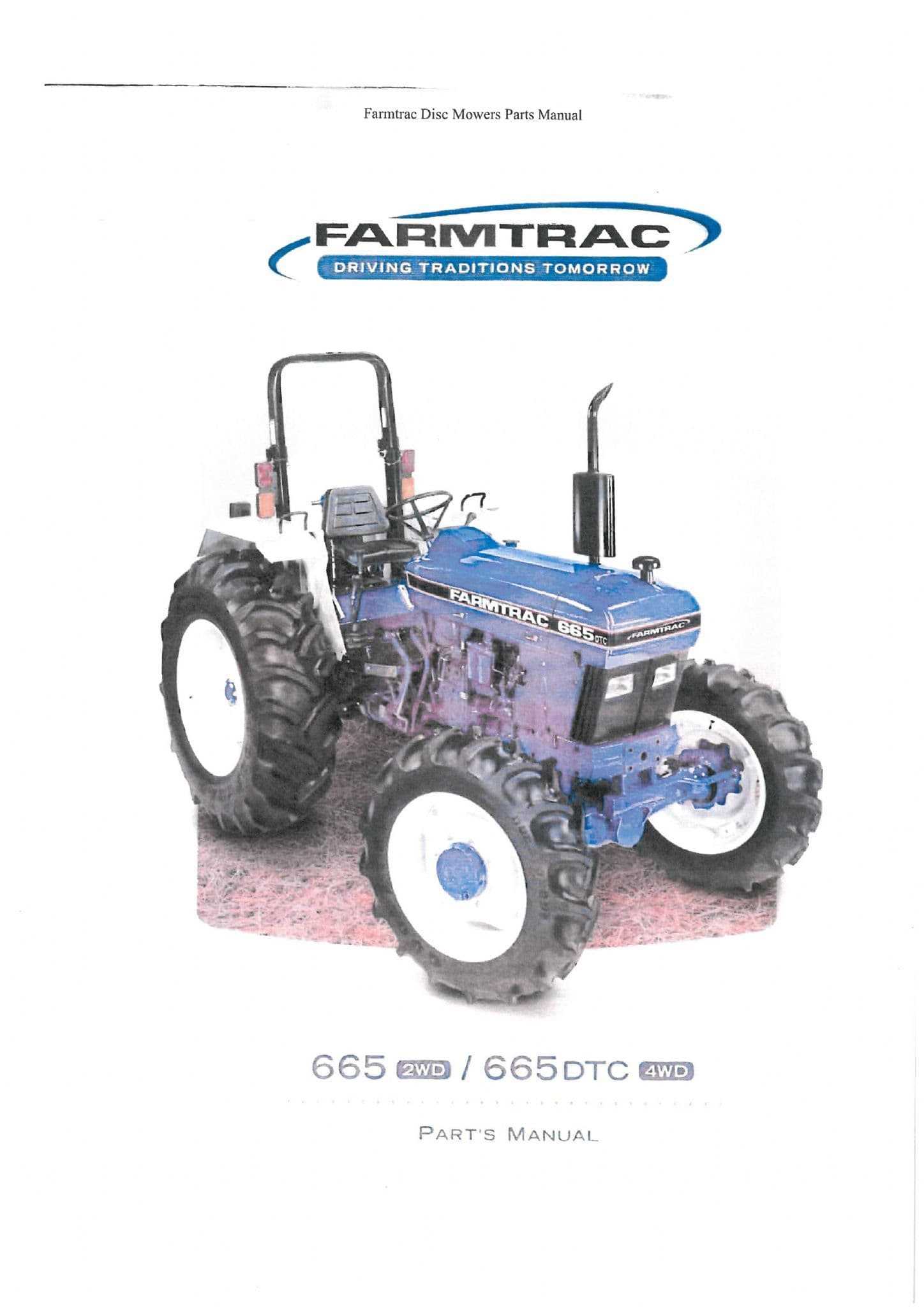 farmtrac tractor repair manual