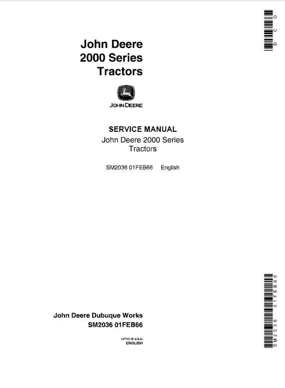 john deere 2020 repair manual