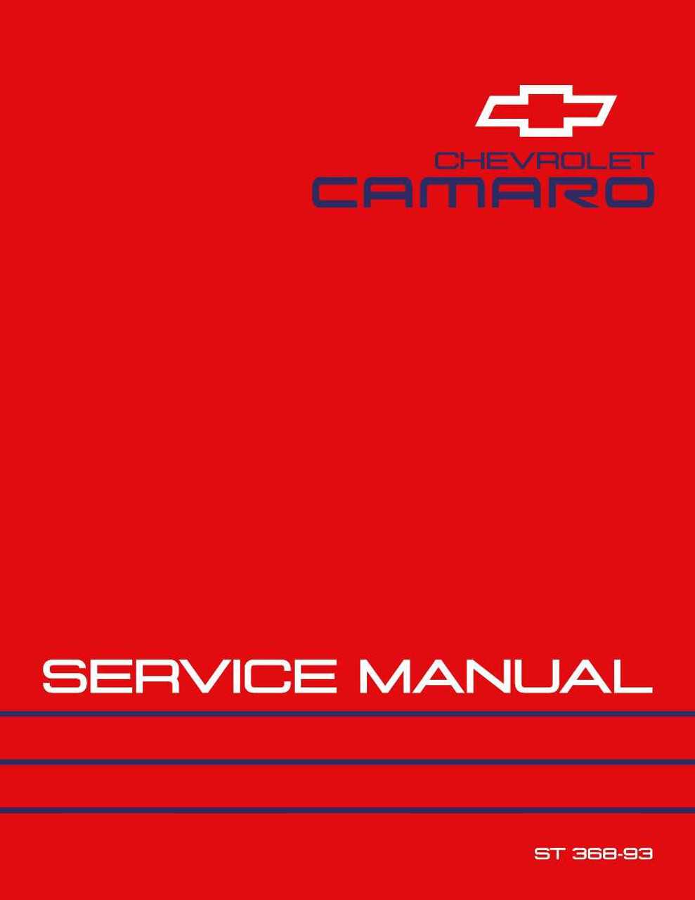 2001 camaro repair manual