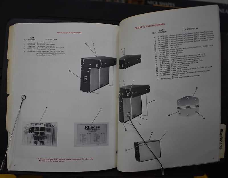 fender rhodes repair manual