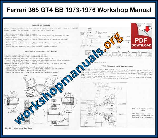 ferrari 308 repair manual