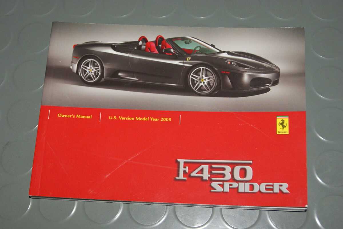 ferrari f430 repair manual