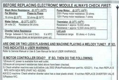 fisher paykel washer repair manual