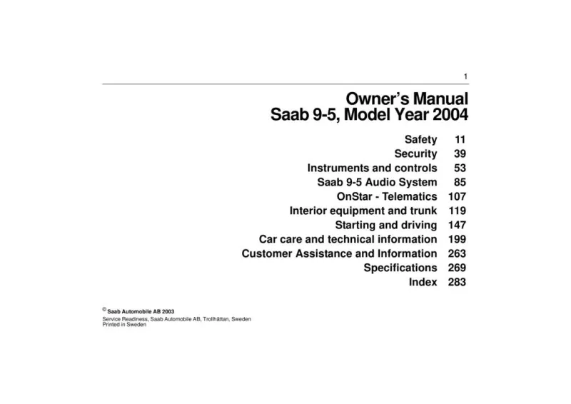 2004 saab 9 5 repair manual